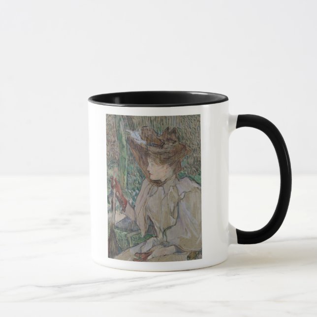 Frau Henrides Toulouse-Lautrec | mit Handschuhen, Tasse (Rechts)