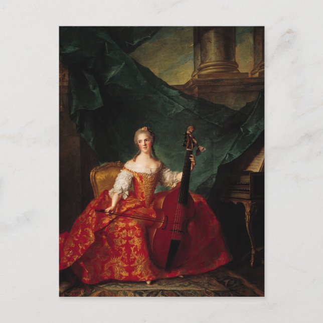 Frau Henriette de France vor Gericht Postkarte (Vorderseite)