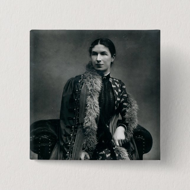 Frau Humphry Ward, 1881 Button (Vorderseite)