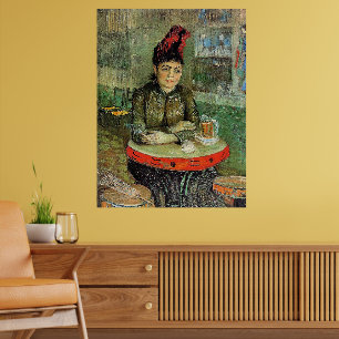 Frau im Café Tambourin, Poster