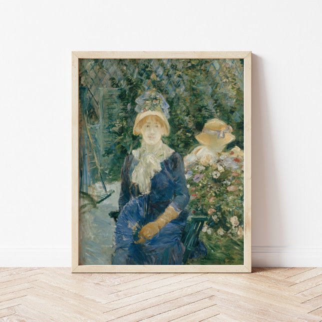 Frau im Garten | Berthe Morisot Poster (Von Creator hochgeladen)