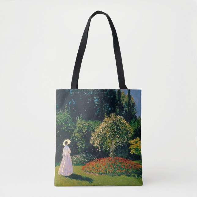 Frau im Garten, Monet Tasche (Vorderseite)