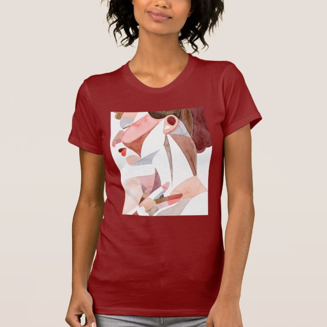 Frau im goldenen Zeitalter T-Shirt (Vorderseite)