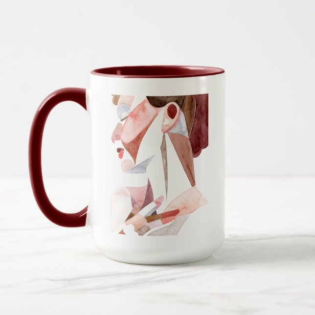 Frau im goldenen Zeitalter Tasse (Links)