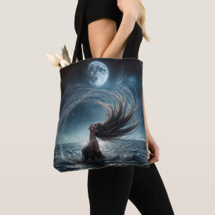 Frau im Mondschein Tasche