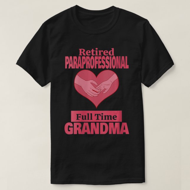 Frau im Paraprofi-Großrente T-Shirt (Design vorne)