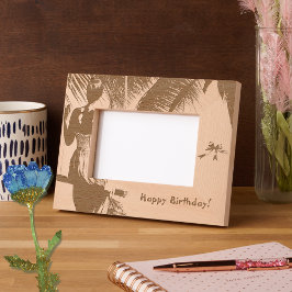 Frau im Swing Geätzte Rahmen