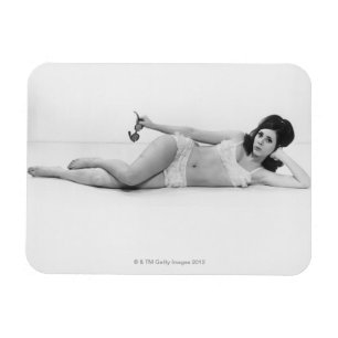 Frau in der Badebekleidung Magnet