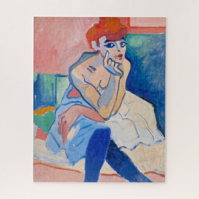 Frau in einem Hemd | Andre Derain | (Vertikal)