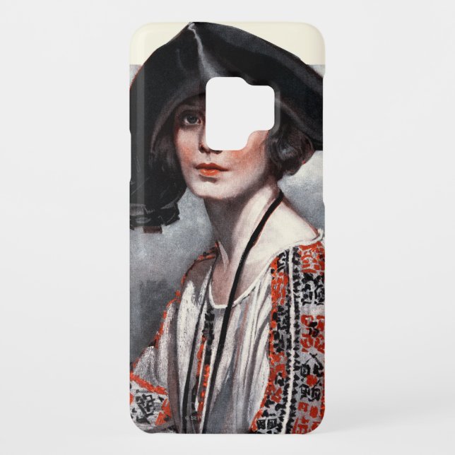 Frau in gestickter Bluse Case-Mate Samsung Galaxy Hülle (Rückseite)