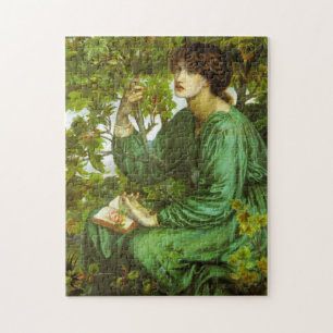 Frau in Grün (Der Tagtraum) (von D.G. Rosetti)