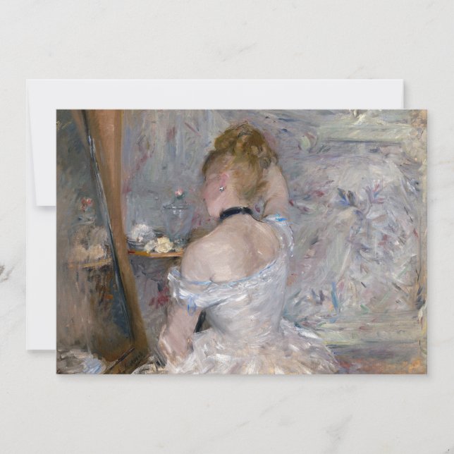 Frau in ihrer Toilette | Berthe Morisot (Vorderseite)