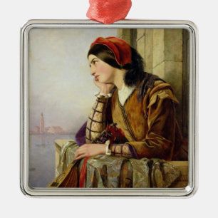 Frau in Liebe, 1856 Ornament Aus Metall