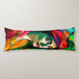 Frau in Red Hat Seitenschläferkissen