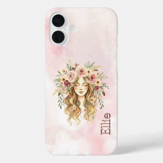 Frau iPhone 16 Plus Hülle (Rückseite)
