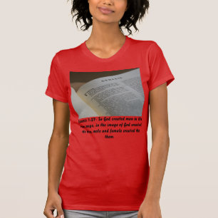 Frau ist Christlicher Patriot. Alle Farben/Größe T-Shirt