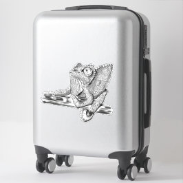 Frau Jackson's Chameleon Aufkleber