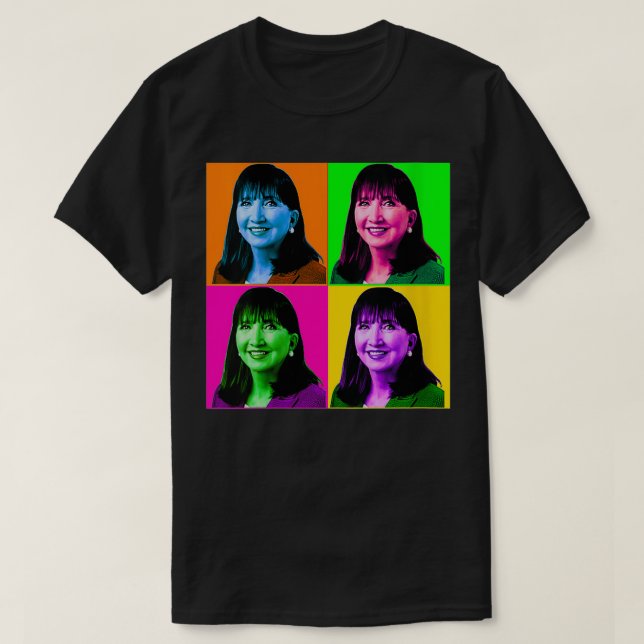 Frau Jo Jorgensen für Präsident Pop Art Graphic T-Shirt (Design vorne)