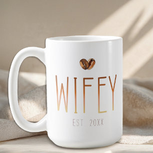 Frau Kaffee Tasse Liebe ist am Brodeln Hochzeitsge