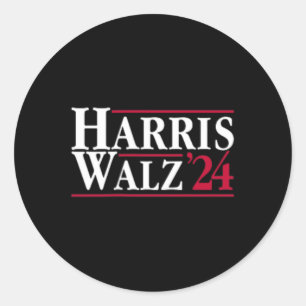 Frau Kamala Harris Tim Wheimer Vp Brat Runder Aufkleber