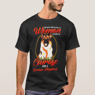 Frau kann ihren deutschen Schäferhund haben588 T-Shirt