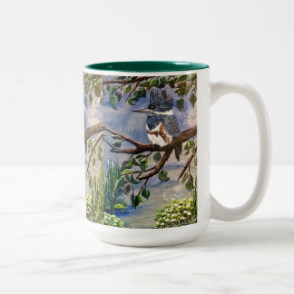 Frau Kingfisher Cup Zweifarbige Tasse