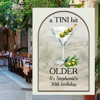 Frau Klassischer Mar Tini ein bisschen älter 30. G Einladung