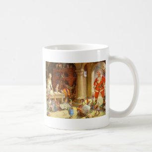 Frau Klaus u. Sankt-Elfe, die Weihnachtsplätzchen Kaffeetasse