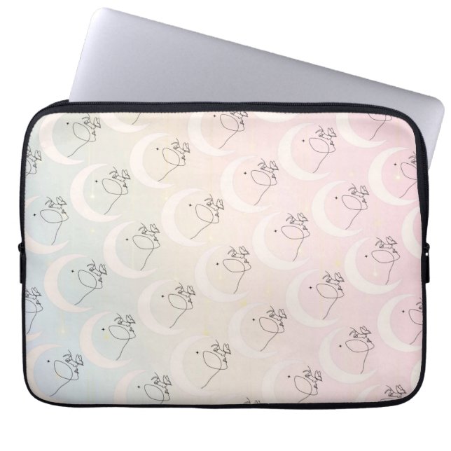 Frau Laptopschutzhülle (Vorderseite)