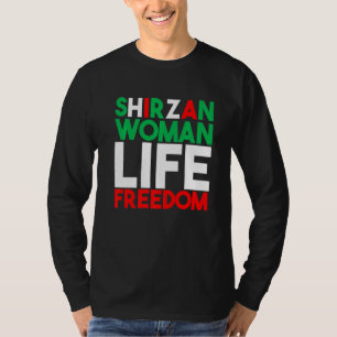 Frau Leben Freiheit Iran Zan Zendegi Azadi Shirzan T-Shirt