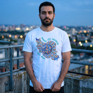 Frau Leben Freiheit   Persische Kunst Iranische Ge T-Shirt
