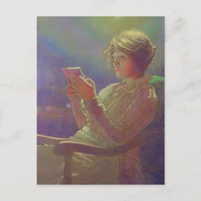 Frau Lesen, 1921 Postkarte (Vorderseite)