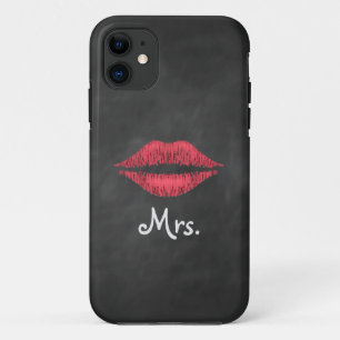 Frau Lips auf iPhone 5 Hülle Chalkboard Case-Mate