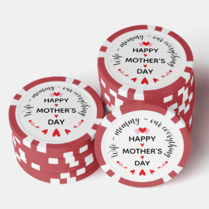 Frau Mami Unser Alles Süße Muttertagsgeschenke Pokerchips