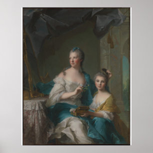 Frau Marsollier und ihre Tochter Poster