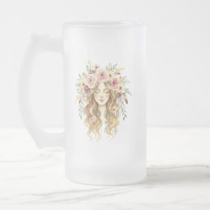 Frau Mattglas Bierglas