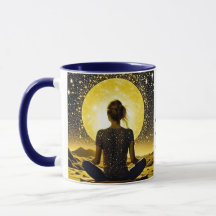 Frau Meditation Om Shanti Shanti Shanti Shanti