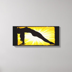 Frau Meditation Zen Leinwand Wandkunst