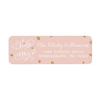 Frau Miss. | Pink Gold Glitzer Herzring Hochzeit
