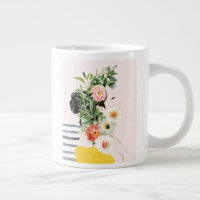 Frau mit Blume