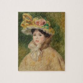 Frau mit Capeline von Pierre Auguste Renoir