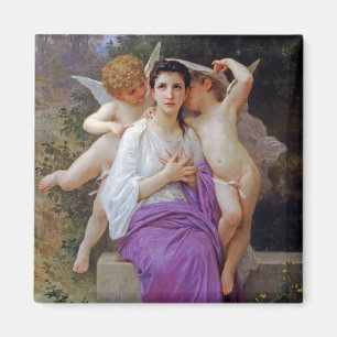 Frau mit Cupid, Bouguereau Magnet