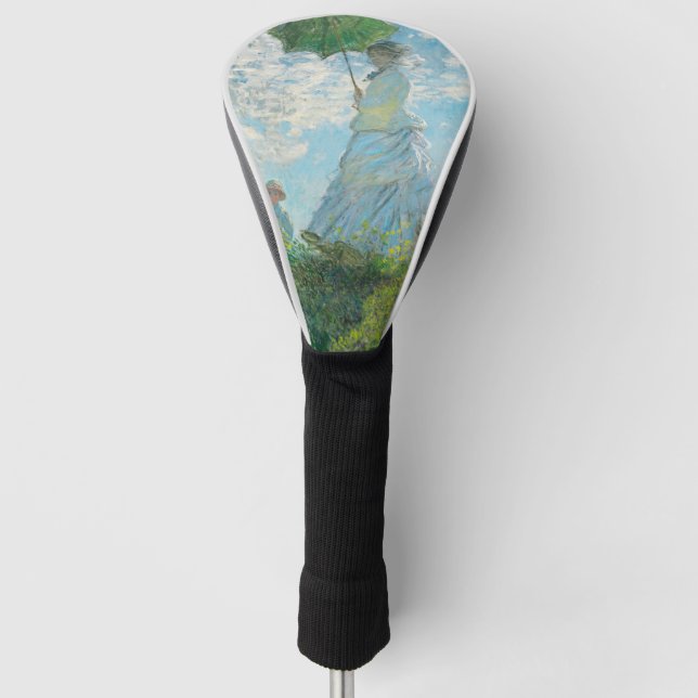 Frau mit dem Parasol Claude Monet Golf Headcover (Vorderseite)