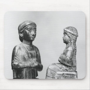 Frau mit dem Schal Mousepad