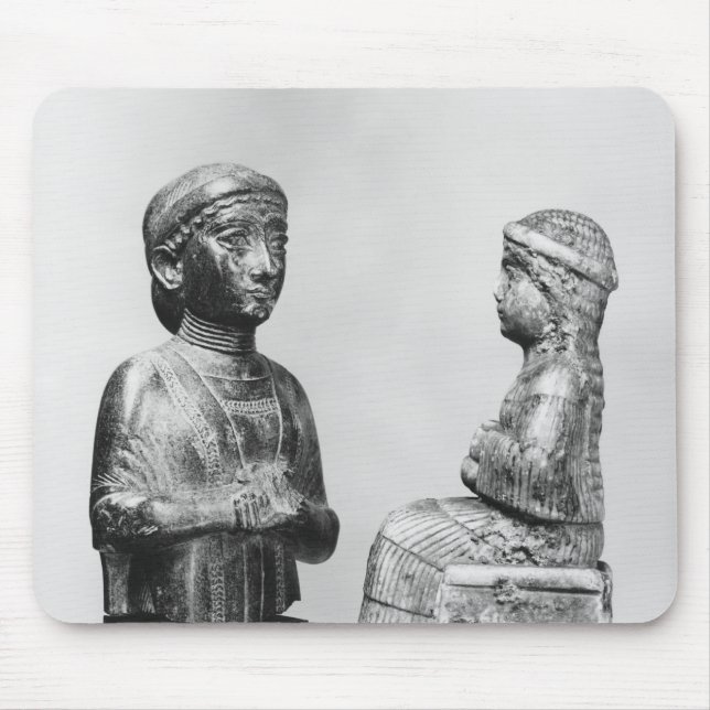 Frau mit dem Schal Mousepad (Vorne)