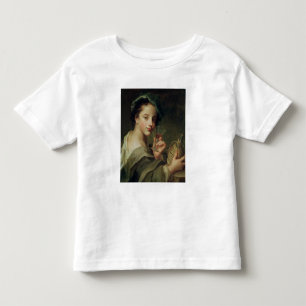Frau mit einem Glas Wein Kleinkind T-shirt
