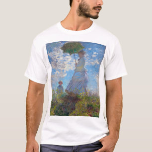 Frau mit einem Parasol, Monet T-Shirt