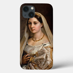 Frau mit einem RAPHAEL Santi Schleier iPhone 13 Hülle