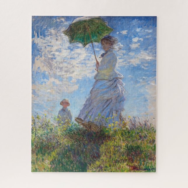 Frau mit einem Sonnenschirm | Monet | (Vertikal)