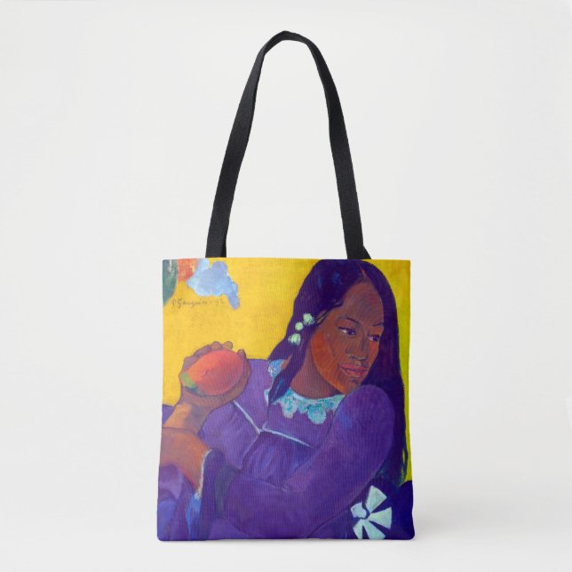 Frau mit einer Mango, Gauguin Tasche (Vorderseite)